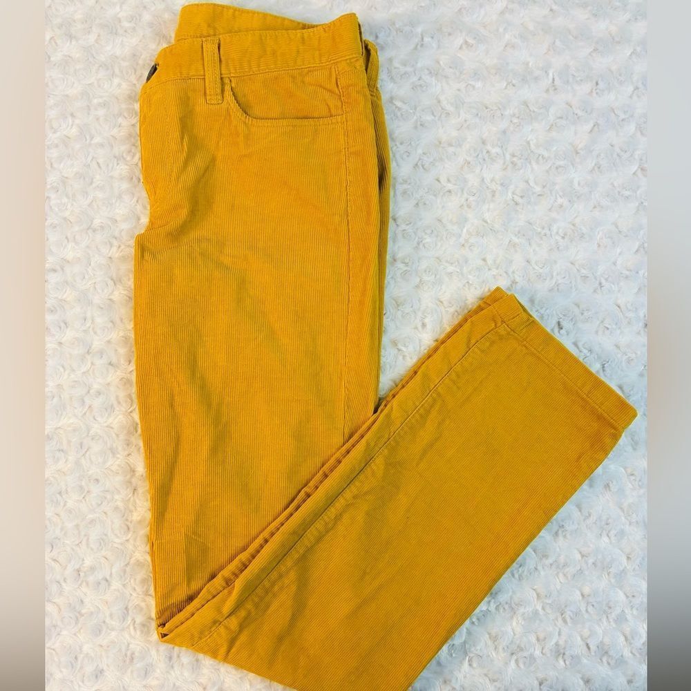 J.Crew Mustard Matchstick Corduroys